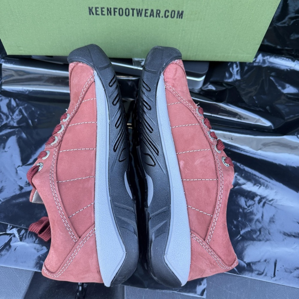 Keen Presidio W Shoes Womens Size 5.5 Fired Brick Suede Walking Sneakers Casual - Picture 5 of 7